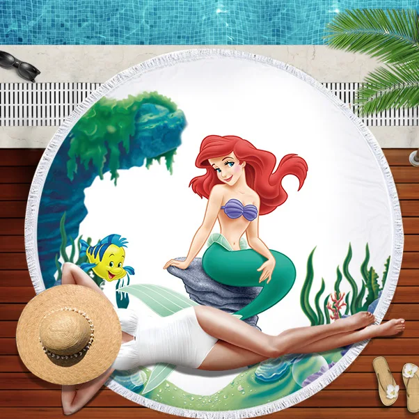 round mermaid towel (2)