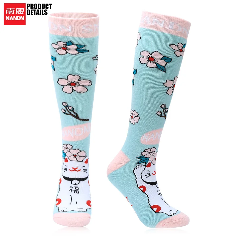 NANDN SNOW Ski socks warm and thickened long stockings Thick Cotton Sports Snowboard Cycling Skiing Soccer Socks