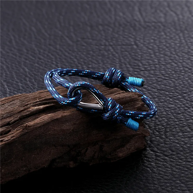 New Fashion Navy Coloful High quality Rope bracelet Men Lover Lucky Wrap Survival Bracelets Women Couple gift homme dropshipping - Image 5