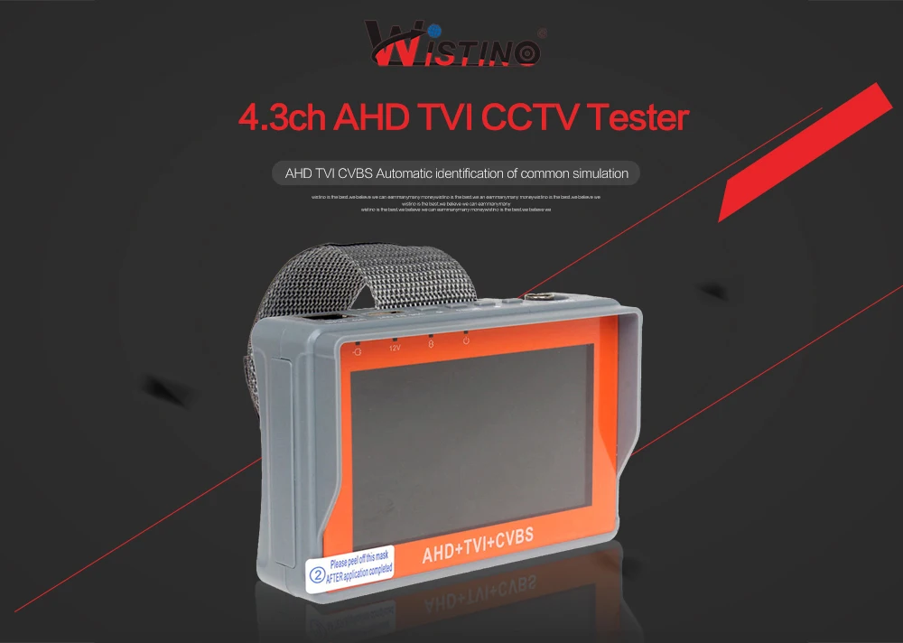 HD 4.3 дюймов 3 в 1 аналоговый Камера Тесты er HD AHD TVI CCTV Мониторы Тесты utp кабель 1080 P CVBS наблюдения 12V1A 5V1A аудио