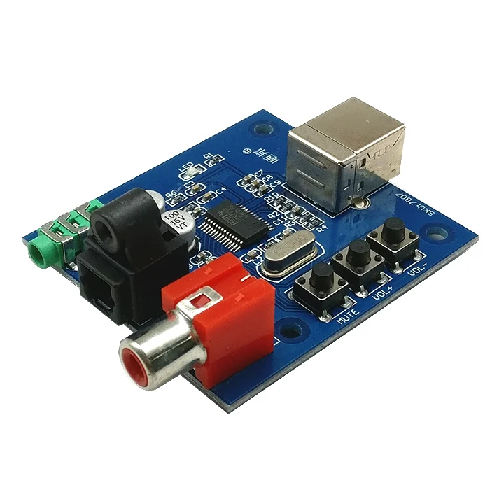 PCM2704 USB DAC USB волоконно-оптический коаксиальный аналоговый выходной мощности для Raspberry Pi raspbit RaspBMC Windows 7 не нужен привод