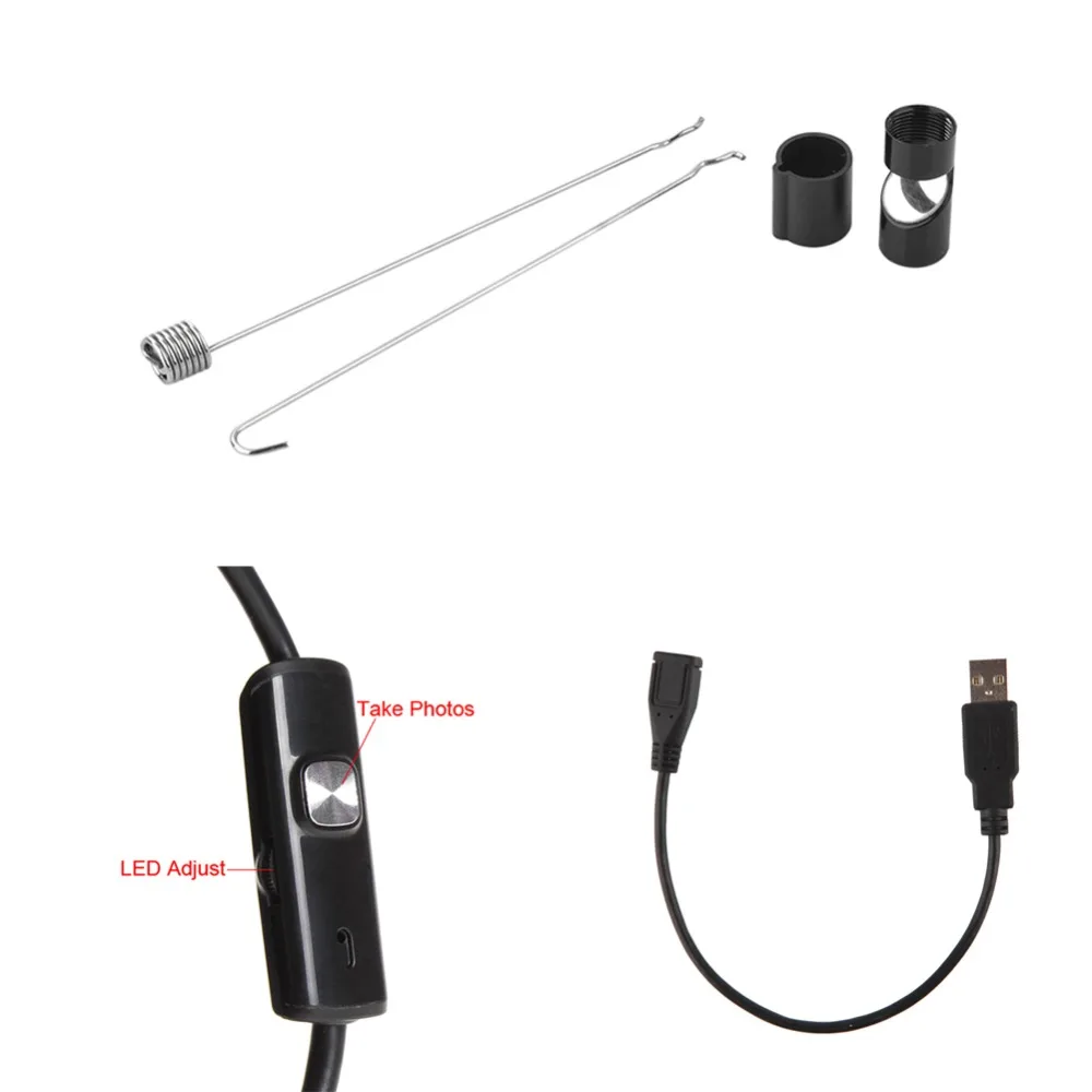 Subaquática 5.57.78mm mini endoscópio câmera à prova