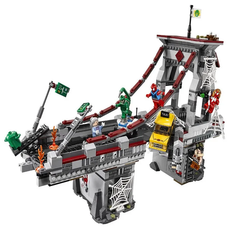 

L Models Building toy Compatible with Lego L07038 1165PCS Web Warriors Blocks Toys Hobbies For Boys Girls Model Building Kits