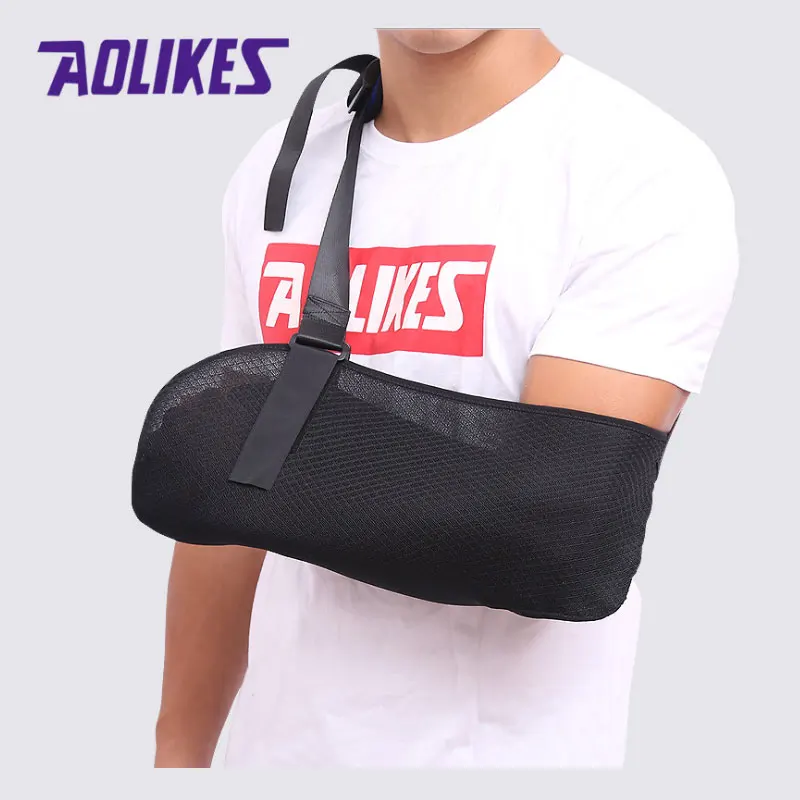 Brand New Nylon Breathable Mesh Bags Fracture Sling Elbow Support