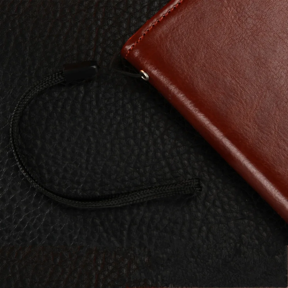 Винтажный чехол-бумажник GUCOON Для Doogee T5 T5 Lite 5,0 дюймов из искусственной кожи в стиле ретро, откидной Чехол, стильные магнитные чехлы с подставкой и ремешком