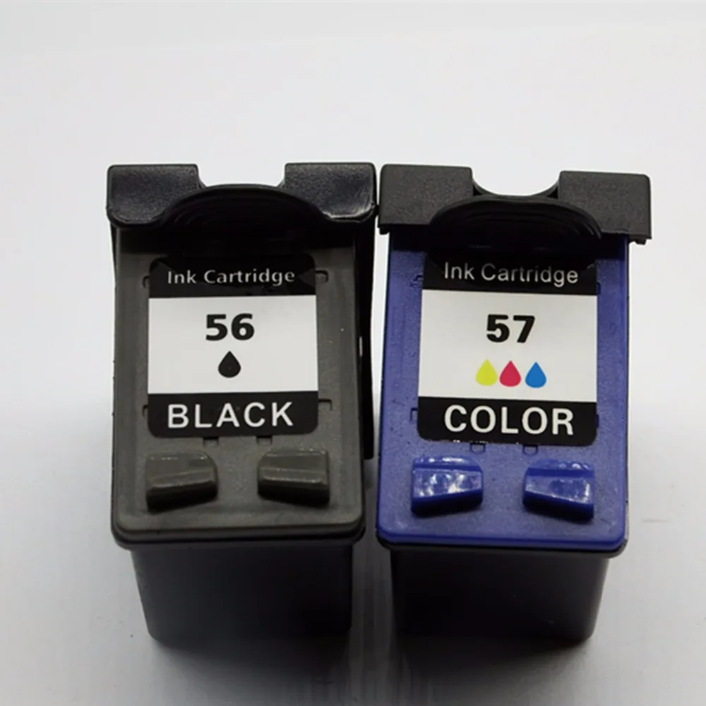 

C6656A C6657A Ink Cartridges For HP 56 57 XL HP56 HP57 Photosmart 245 7000 7150 Series 7260 7345 7350 7459 7450 Inkjet Printer