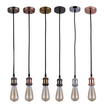 

E27 Aluminum Edison Vintage Retro Lamp Base Holder Pendant Bulb Light Screw Socket Antique Lamp Accessories Lamp Bases