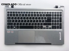UK Laptop Keyboard For Acer Aspire Acer V5-551G V5-551 with sliver C shell Cover backlit Keyboard UK Layout UK Laptop Keyboard For Acer Aspire Acer V5-551G V5-551 with sliver C shell Cover backlit Keyboard UK Layout