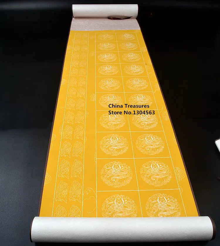 Китайская бумага Хуань прокрутки риса Бумага висит свиток каллиграфия