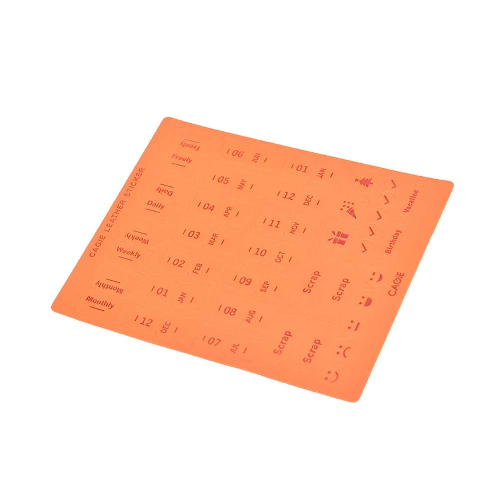 1 клейкий лист простой и практичный наклейки для дневника Стикеры s/заметки/Papeleria/канцелярских товаров высокое качество - Цвет: Оранжевый