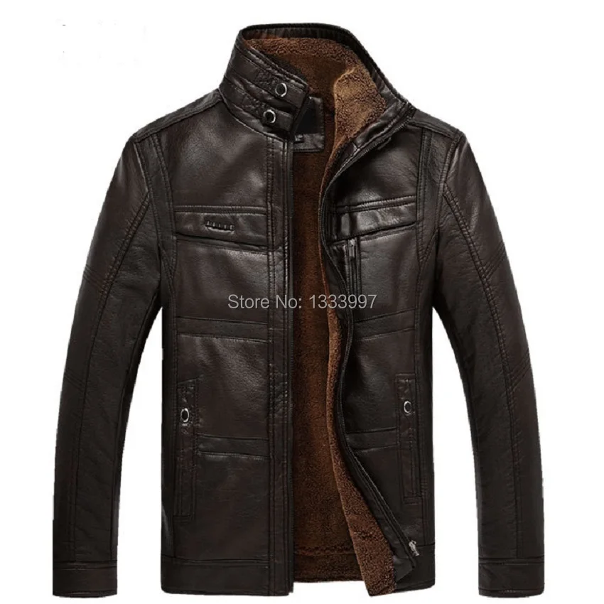 best selling men's clothing Men's Leather Jacket, PU overcoat with
