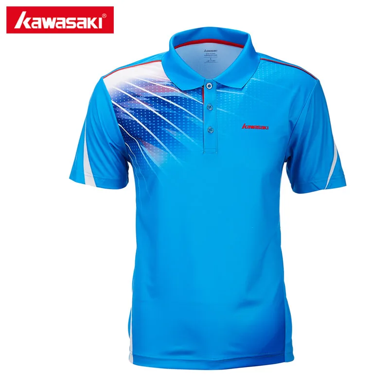 Оригинальные Kawasaki Брендовые мужские рубашки поло с коротким рукавом быстросохнущие полиэфирные мужские теннисные футболки спортивная одежда ST-T1011