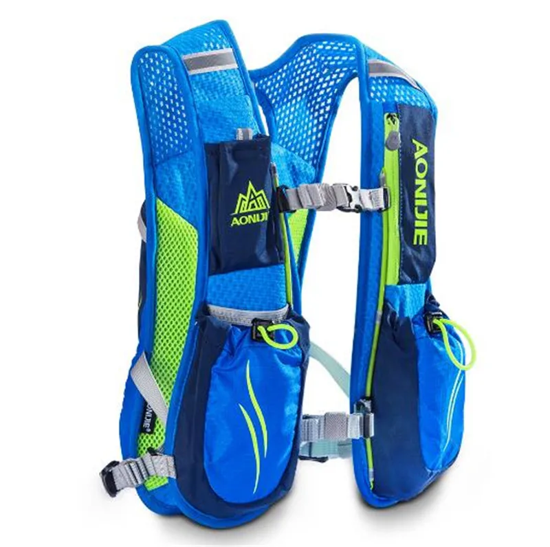 AONIJIE 5.5L Outdoor Trail Running Bags Hiking Climbing Racing Backpack Vest Marathon Cycling Backpack  For 1.5L Water Bladder