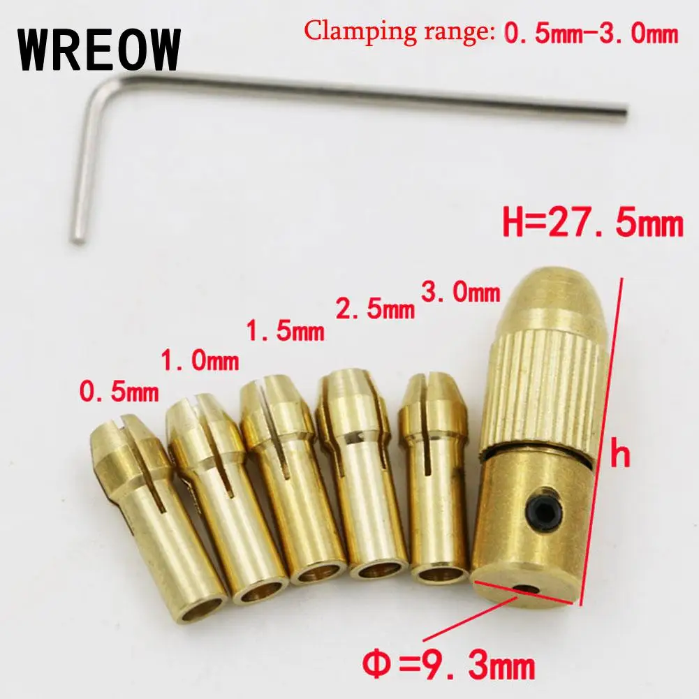 Drill Collet Set Fit For Micro Twist Electronic Drill Chuck for