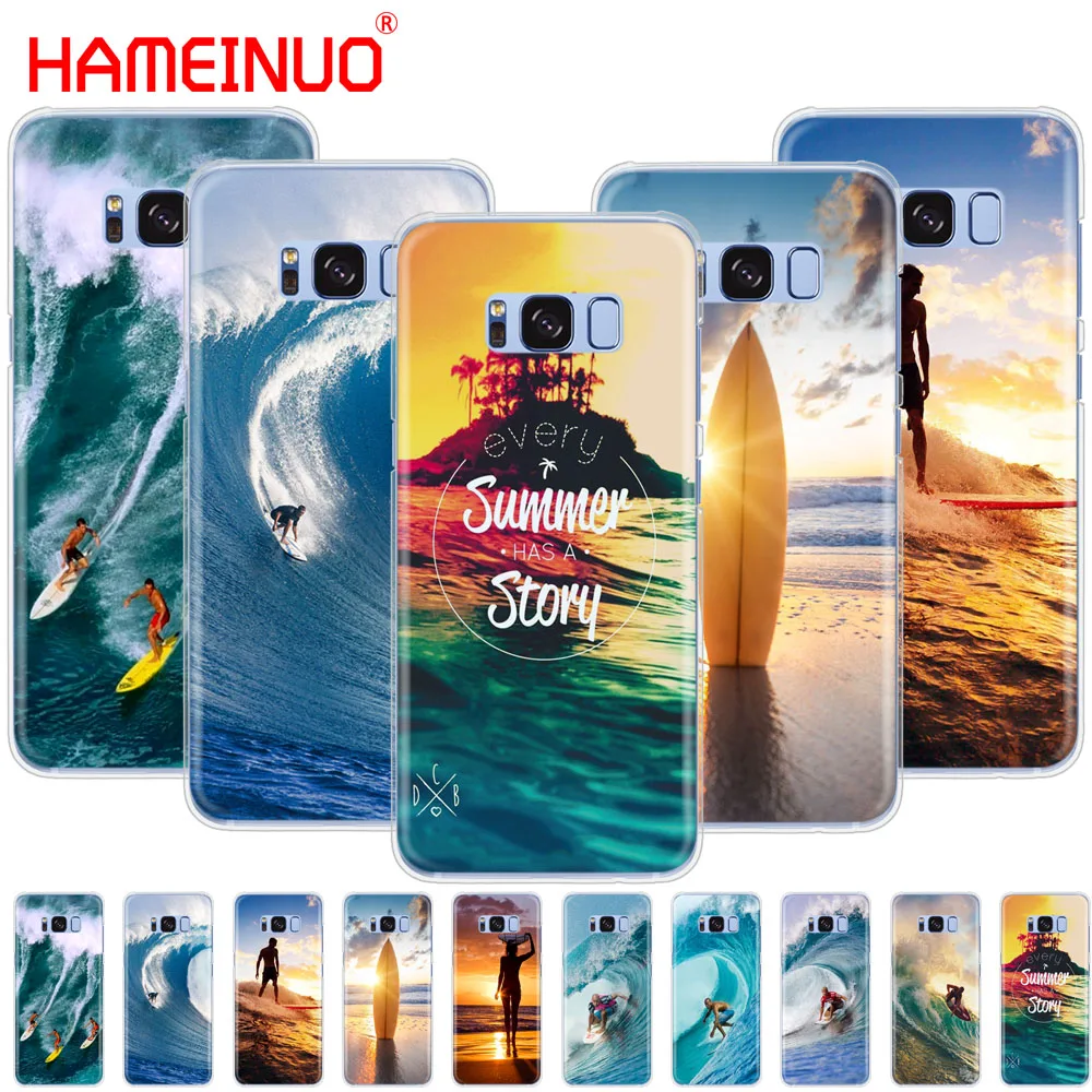 HAMEINUO чехол для сотового телефона с морской волной серфинга летнего океана Samsung