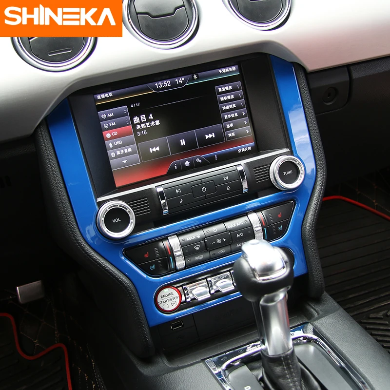 SHINEKA Новинка ABS GPS DVD видео панель рамка Отделка приборной панели интерьерные
