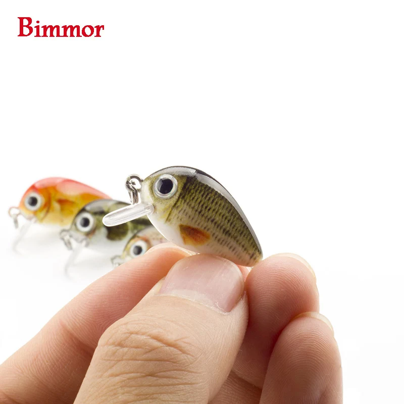 Bimmor 1 قطعة/الوحدة 1.8g 3 سنتيمتر توبواتر 0.1-0.5 m المتذبذب اليابان البسيطة Crankbait الطعوم مع صندوق بلاستيكي 1 يطير الصيد إغراء مجنون المتذبذب