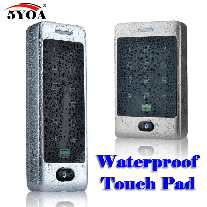 

Waterproof Touch Metal RFID Access Control Electronic Door Lock Electric Gate Opener Smart Keypad Case Reader 125khz ID Card