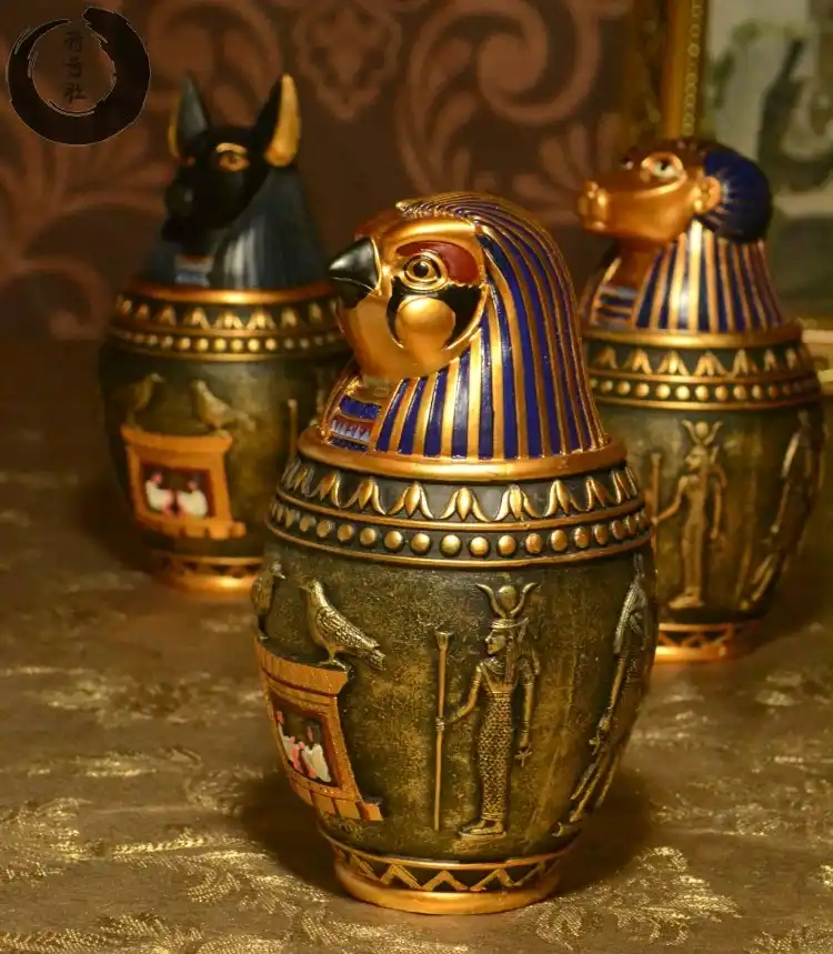 S and L Size Ancient Egyptian Sphinx Desk Ornaments Home Furnishing