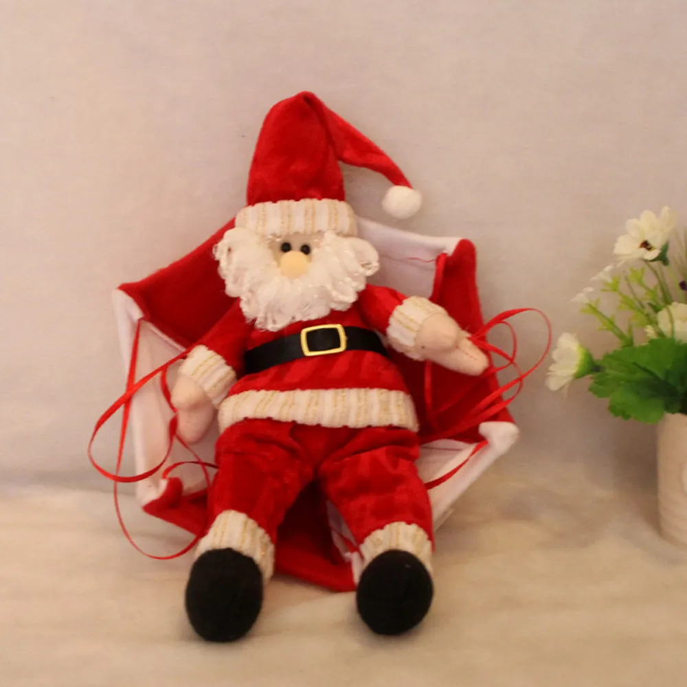 Товары, рождественские украшения для дома, Санта Клаус, Снеговик в парашюте, Рождественская елка, подвесное украшение, Рождественское украшение