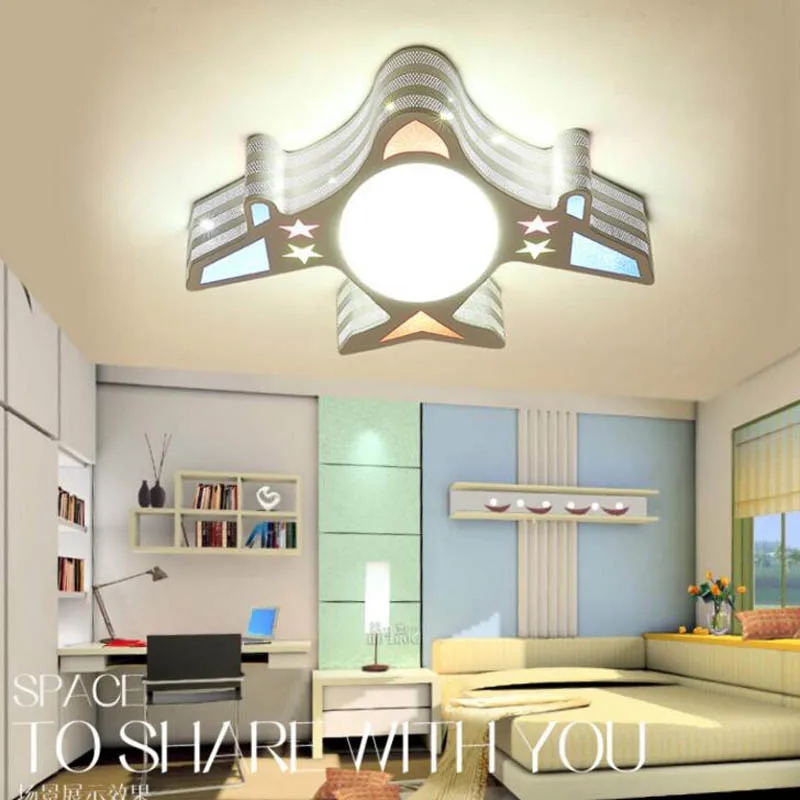 

LED children's room ceiling lamp cartoon airplane boy room lamp modern minimalist personality creative children's lamps led lamp