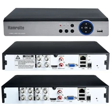 Hamrolte 5MP AHD DVR 4CH/8CH 5 в 1 Гибридный рекордер безопасности для 5MP/4MP 1080P AHD TVI CVI аналоговая камера обнаружения движения Xmeye