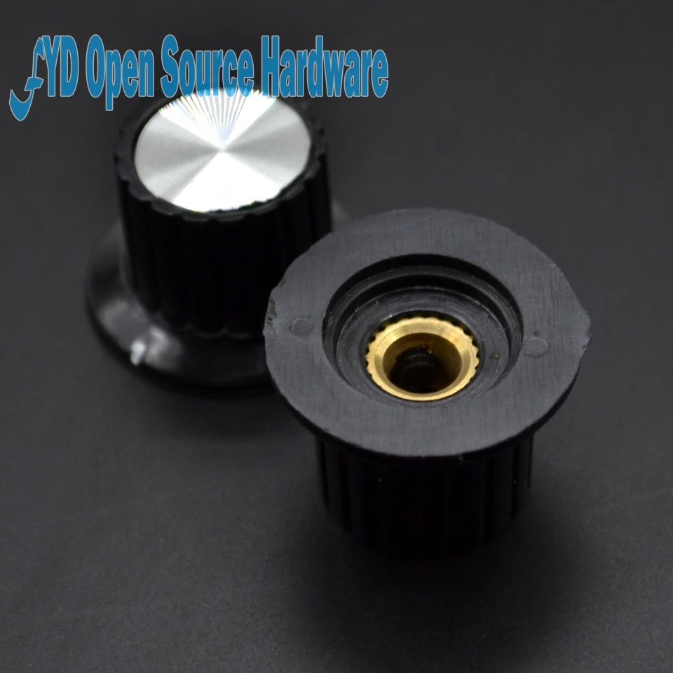 

5pcs KYP25-18-6J aperture 6MM gray Potentiometer knob Bakelite knob