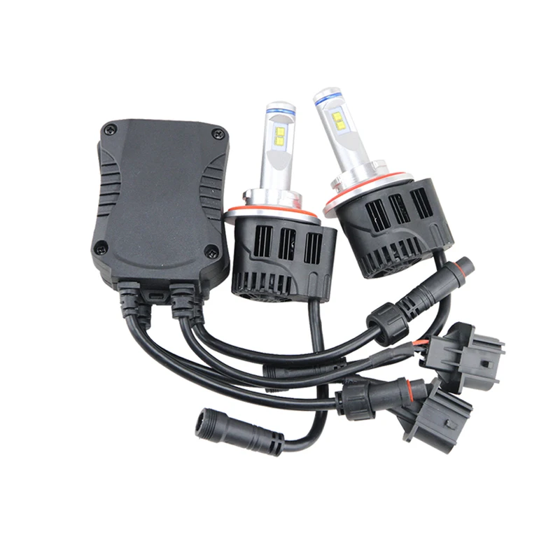 

Super bright H13 9008 LED Headlight Bulb White 6000K 5200LM 55W canbus led hi lo beam kits