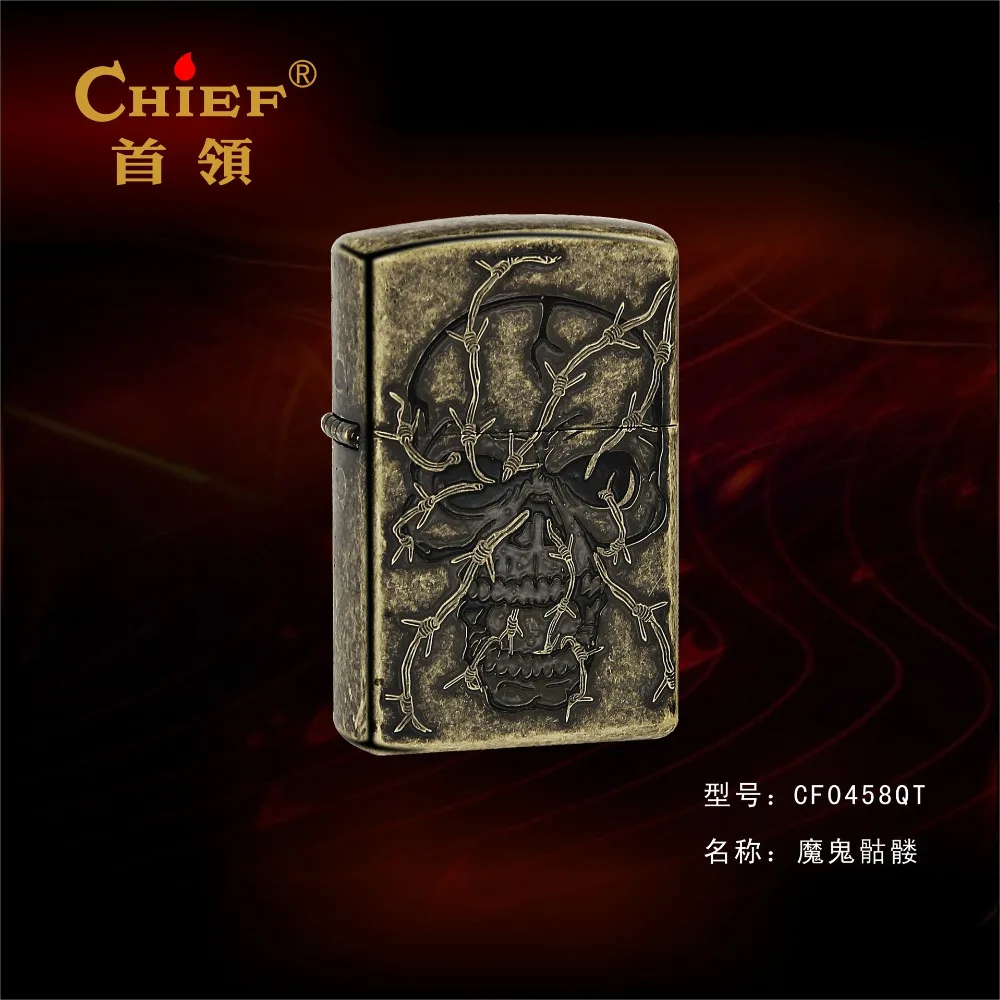 Original Brand Fance Chief Vintage Kerosene lighter Metal Cigarette ...