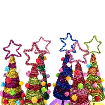 

MrY Beads Toys of Creative Christmas-Tree DIY Mini Trees and Snowman Desktop Small XmaxTree Christmas Party Supplies Kids Gifts