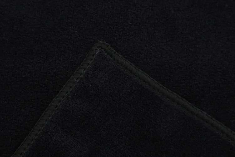 Черный полотенце из микрофибры сухой волос салоны красоты Парикмахерская специальные полотенца супер абсорбирующие продукты 75*35 см