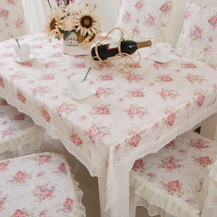 Hot Sale Elegant Lace Tablecloths Jacquard Wedding peony Table cloth