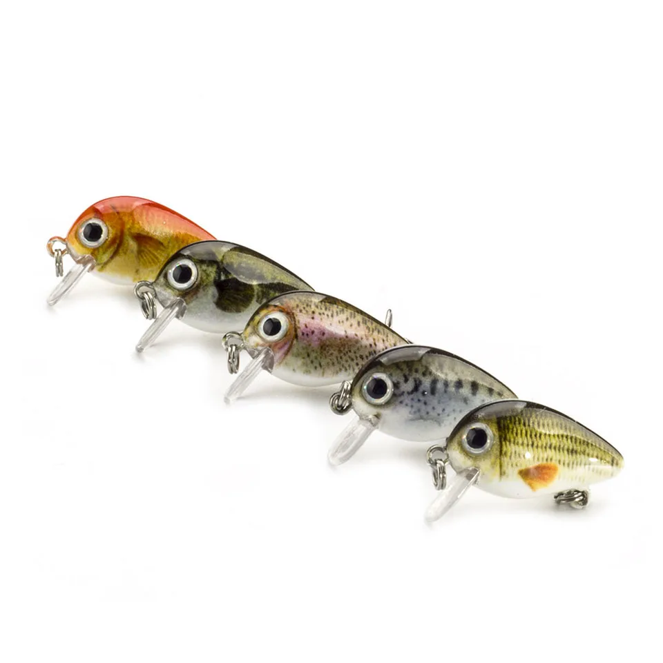 Walk Fish 5PCS/Lot 1.8g 3cm Topwater 0.1-0.5m Japan Mini Crankbait 5 Baits with Plastic Box Fly Fishing Lure Crazy Wobbler Walk Fish 5PCS/Lot 1.8g 3cm Topwater 0.1-0.5m Japan Mini Crankbait 5 Baits with Plastic Box Fly Fishing Lure Crazy Wobbler