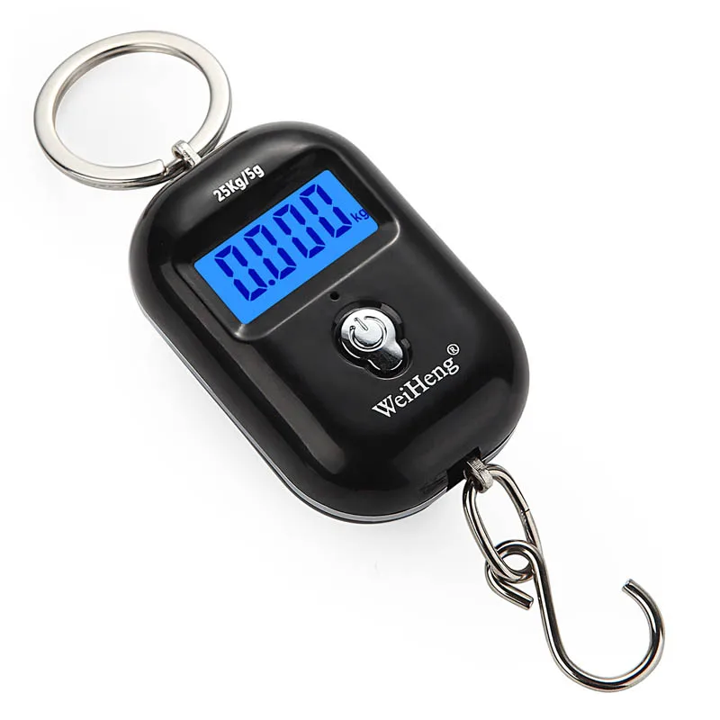 Portable Scale Digital Scale Luggage Scale Luggage Weight Scale Weighing Tools Hanging Scale 50kg/110lb Digital Electronic Luggage Scale Portable Suitcase Scale Handled Travel Bag Weighting Fish Hook Hanging