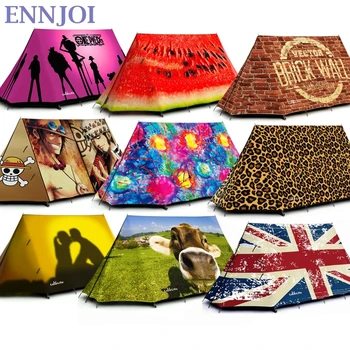 

210D Oxford Cloth Outdoor Camping Tent Special Design Tent Double layer Camping Hiking Tents for Family Camping Travel