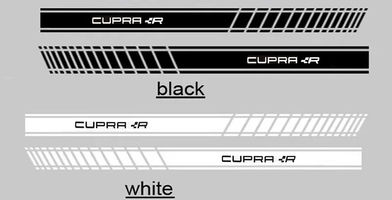1 пара KK автомобиля боковой стикер тела для SEAT Leon CUPRA R автомобильные аксессуары