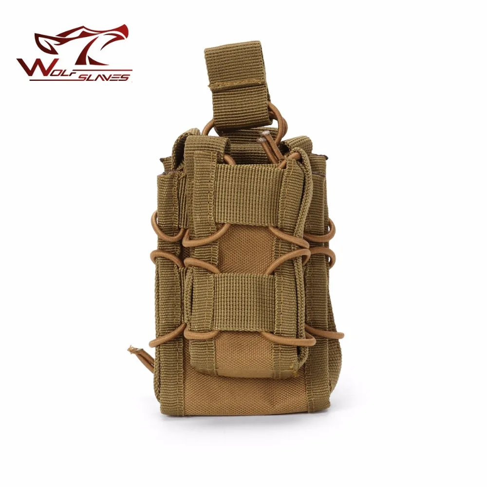 Tactical Modular Rifle Pistol Magazine Pouch Molle Military Airsoft