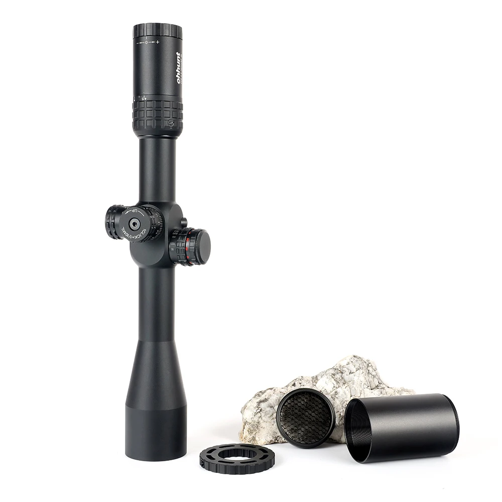 ohhunt FFP 4.5-18X44 SFIR First Focal Plane Hunting Optical Riflescopes Side Parallax RG Glass Etched Reticle Lock Reset Scope (3)