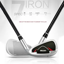 CRESTGOLF VICTOR #7 Junior Golf Iron Clubs Stainless Steel Head Graphite Shaft and natural rubber grip for men and women
