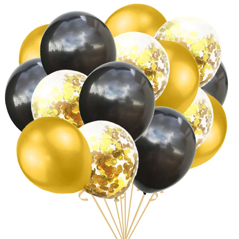 Black Gold Balloon