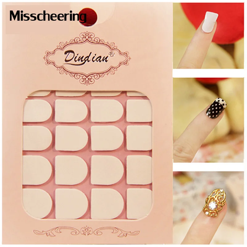 5pcs Nail Adhesive Tape Double Side Glue Transparent Nail Sticker