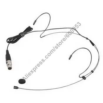 

MICWL AK49 Black Headset Headworn Omnidirectional Mic Microphone For AKG Samson Gemini Wireless Body-Pack Transmitter Free Ship