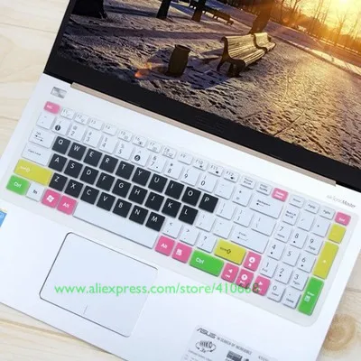 Color 1 15,6 ''15 защита для клавиатуры ноутбука для Asus X555 X555L X555LA X555LD X555LN X555LP X555LB X555LF X555LI X555U X555LJ - Цвет: Color 1