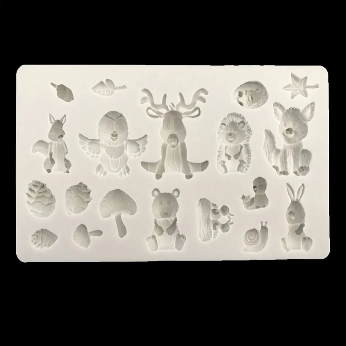 

New Forest Animal Fondant Cake Decorating Molds Cake Silicone Molds DIY Fondant Cake Silicone Cupcake Molds Tools