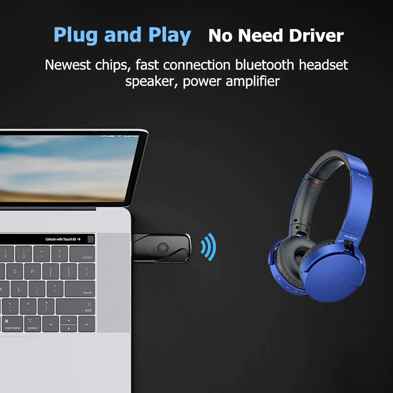 USB адаптер Binful для беспроводной гарнитуры Bluetooth динамика 4 2|Адаптеры и брелки