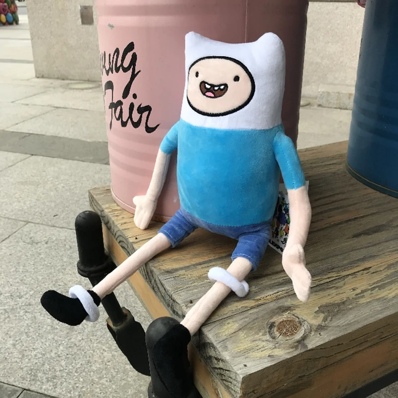 Мультфильм Adventure Time плюшевые игрушки животных Джейк пингвин пистолет Финн Beemo BMO