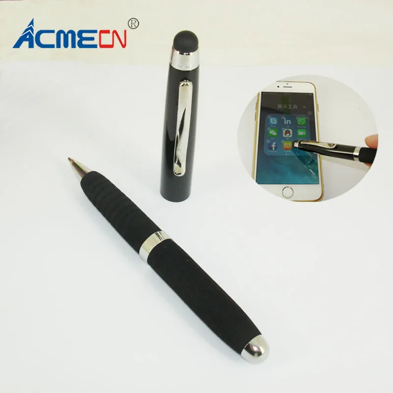 

Soft EVA Touch Screen Pen for iPhone or Smartphone Multi color Writing Ball Pen 2 in 1 Multi-function Screen Touch Stylus Pens