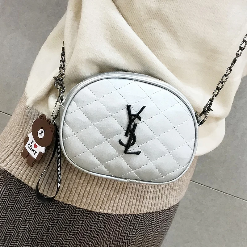 

European women's handbag Korean version fragrance diamond chain handbag brand small YL designer bags famous brand women bags