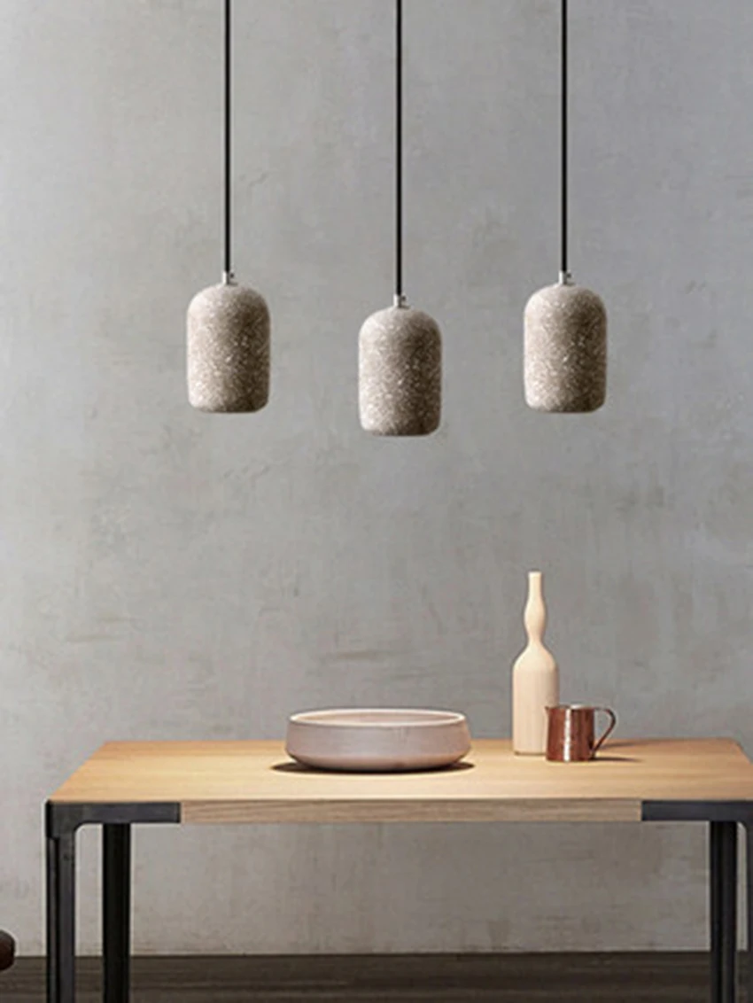  Modern Industrial Wind LED Pendant Lights Nordic Loft Cement Decor Pendant Lamps Restaurant Cafe Ba - 33012576119