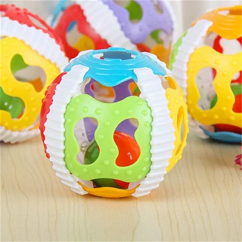 

Baby Toys Fun Little Loud Bell Ball Baby Ball Toy Rattles Develop Baby Intelligence Baby Activity Grasping Toy Hand Bell Rattle